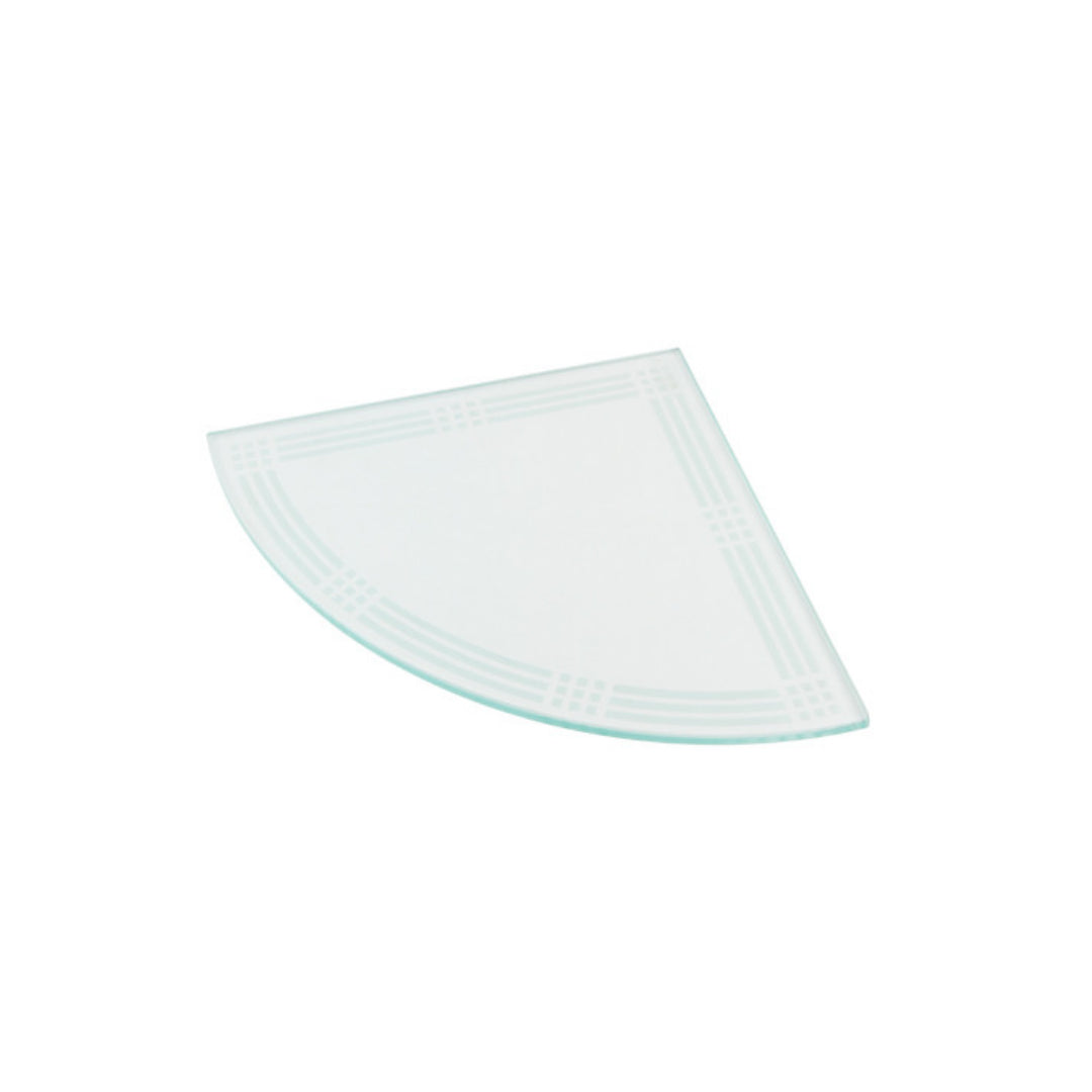 GLASS SHELF F.CORNER CABNT 8MM (543.08.421)