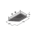 STOR.BASK.45DEG.250X450X75 CHR.LH (546.39.153)