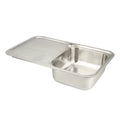 SINK SINGLE BOWL RIGHT ST.ST.820X500X180MM (567.20.001)