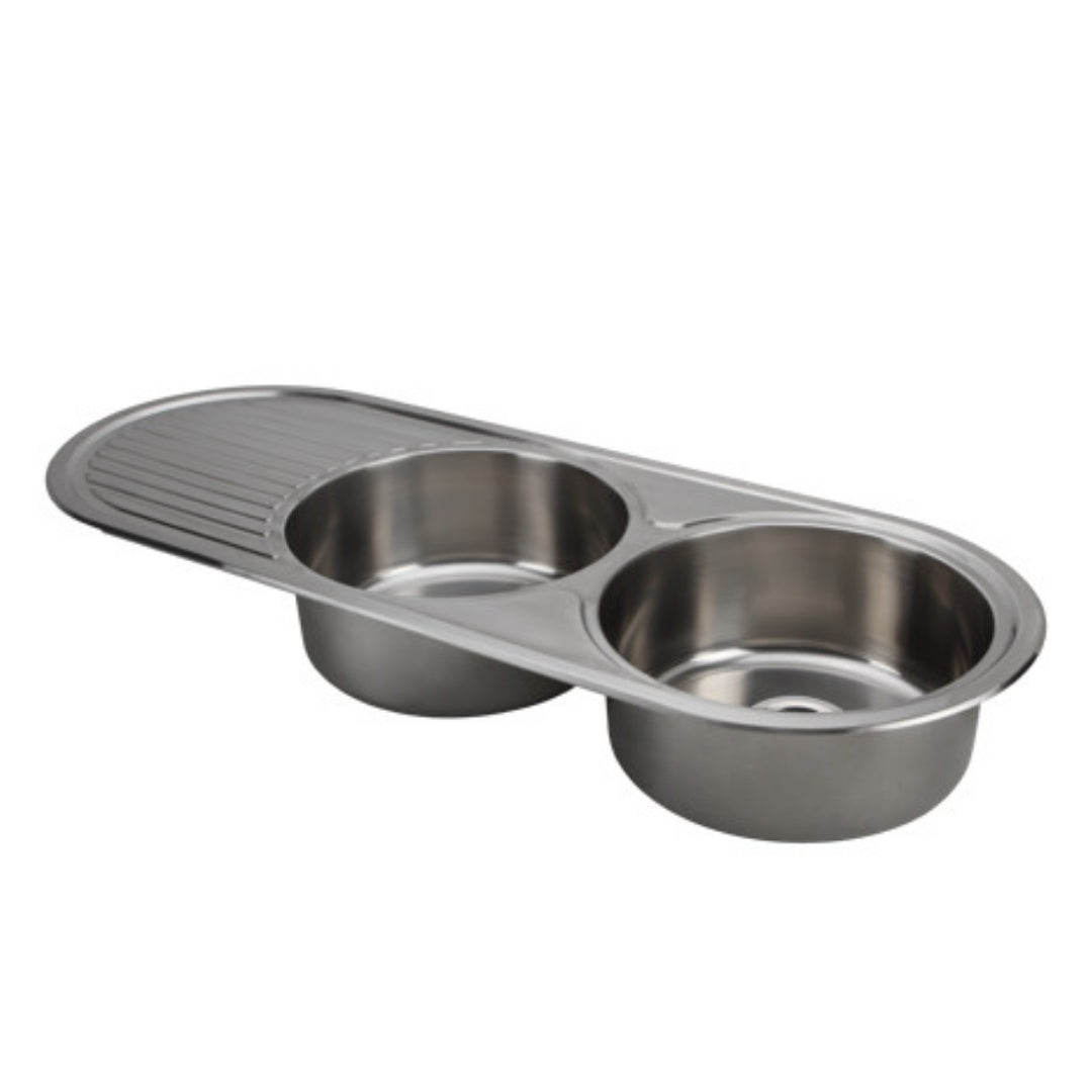 DOUB.BL SINK 1230X480X180MM (567.20.080)