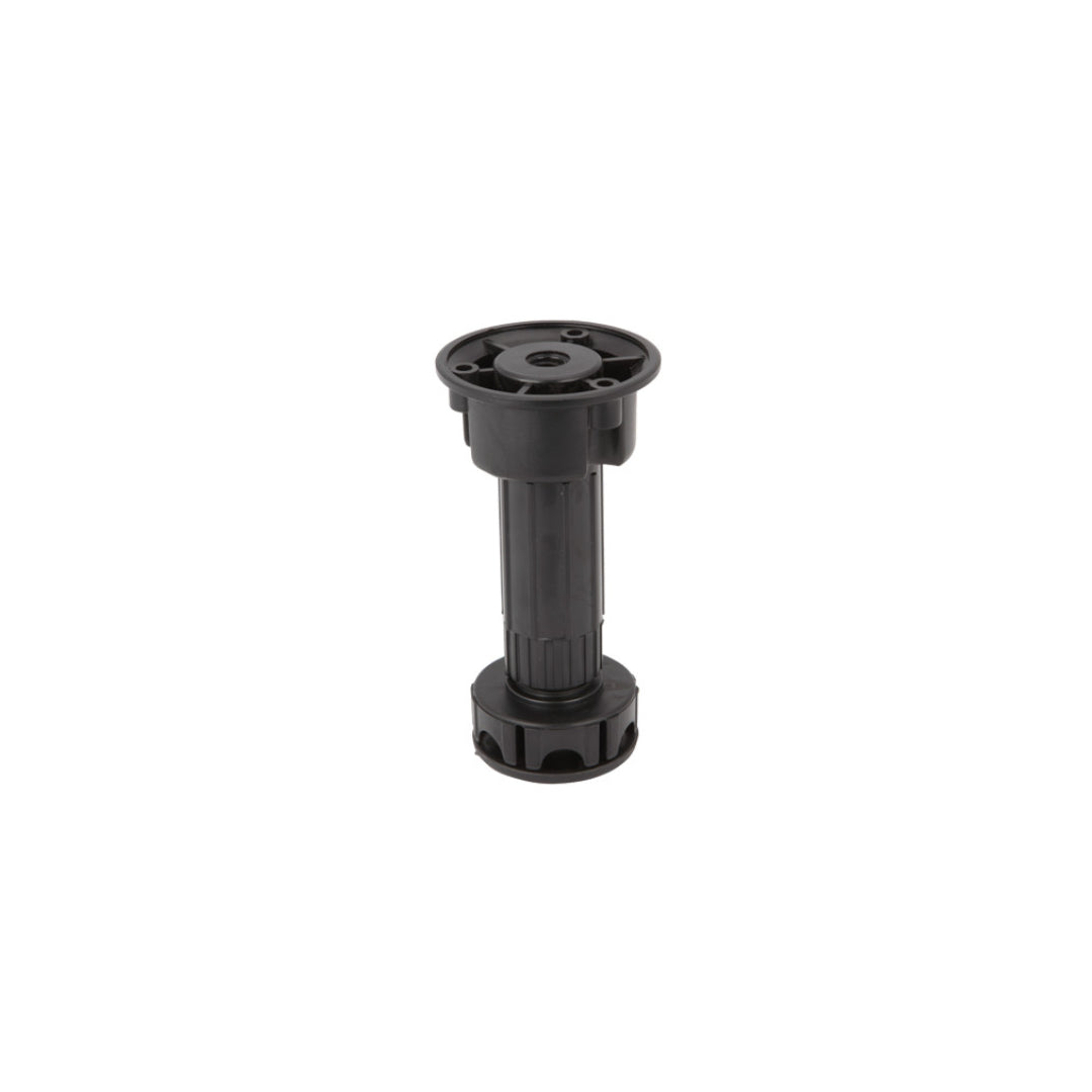 PLINTH ADJ.FOOT PL.BLACK 120MM (637.45.344)