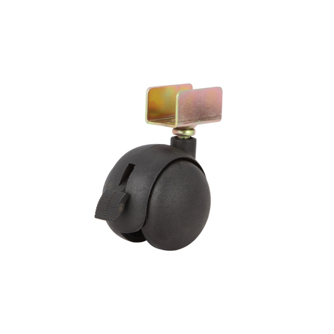 CASTOR BLACK WITH BRAKE (660.38.325)
