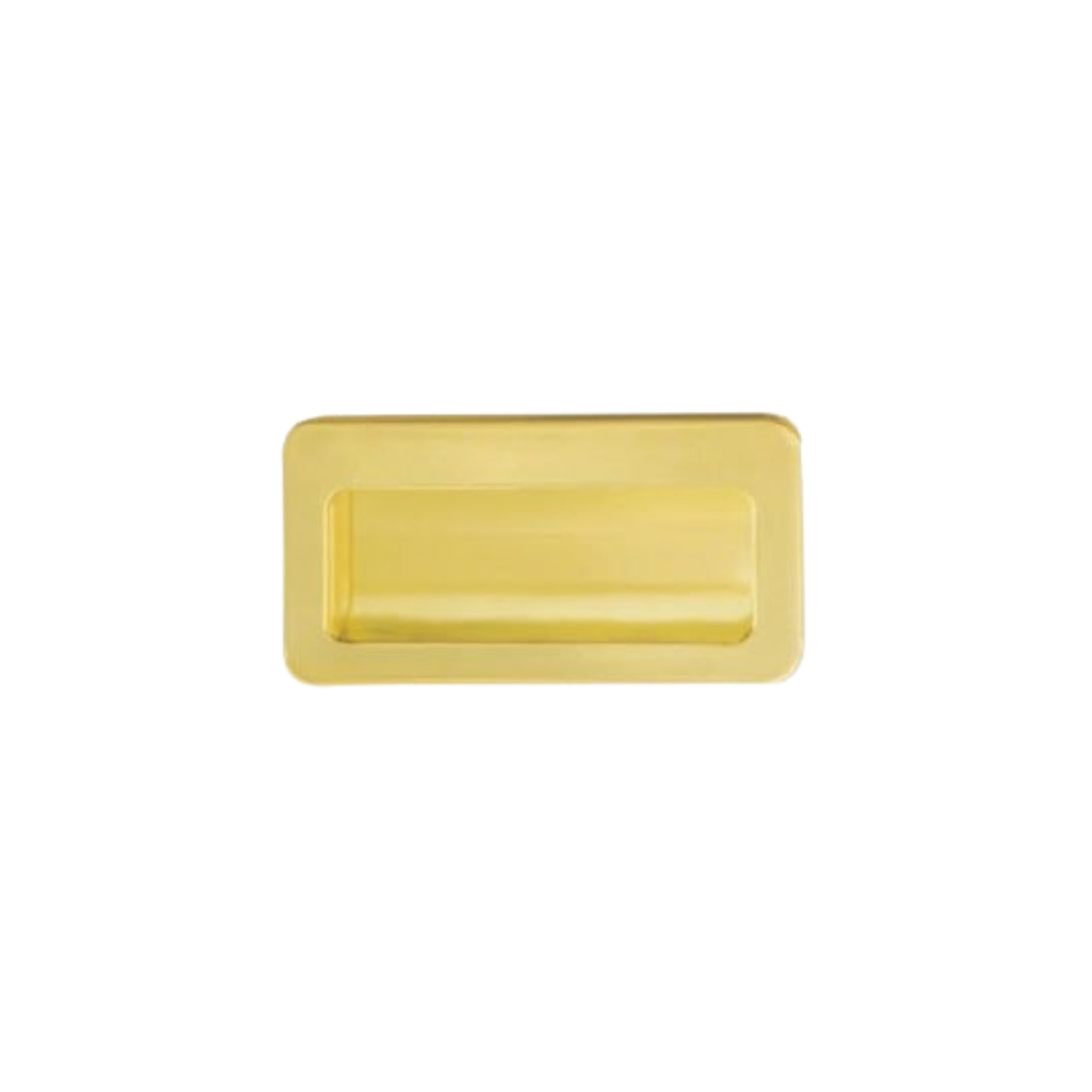 FLUSH HANDLE BRASS POLISHED, 110X56MM (151.35.864)