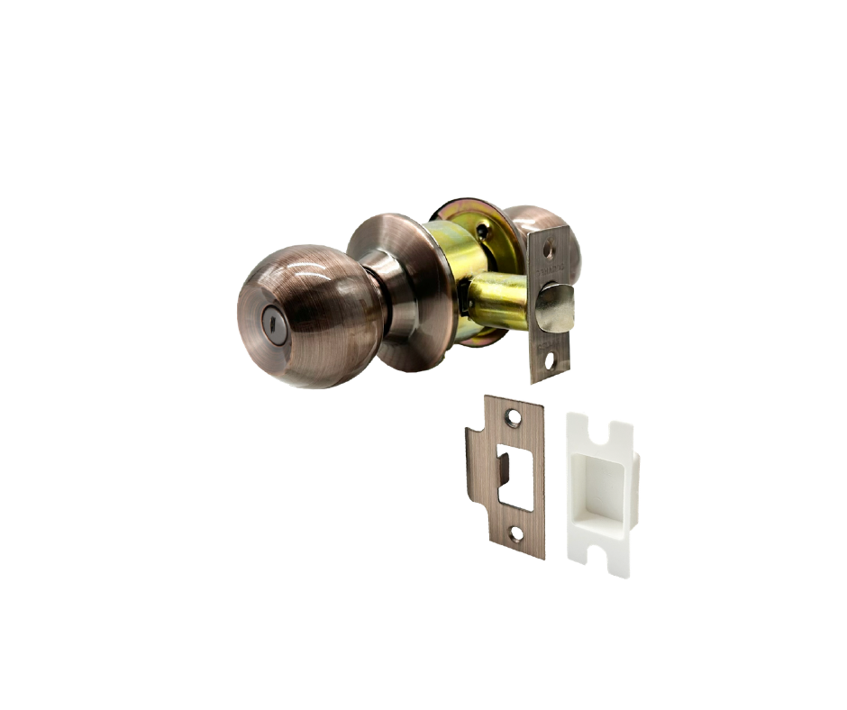 80.100012 (Knob Lock WC Function SS 304, With Fixing Screw, Size 60 mm PACK@1SET)