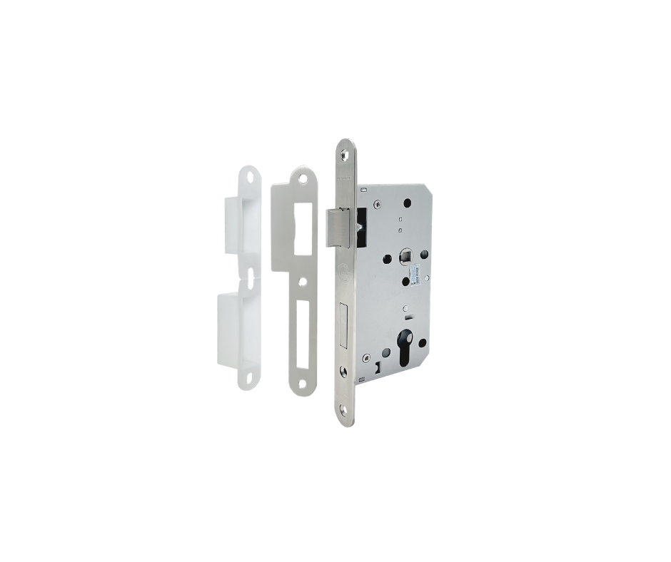 80.100014 (Mortise Lock SS 304 LH/RH, With Fixing Screw, Size 85x24 mm PACK@1PC)