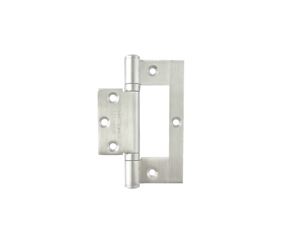80.200000 (Flush Hinge SS 304 2 Ball Bearing, With Fixing Screw, Size 100X70X2.5 mm PACK@2PC)