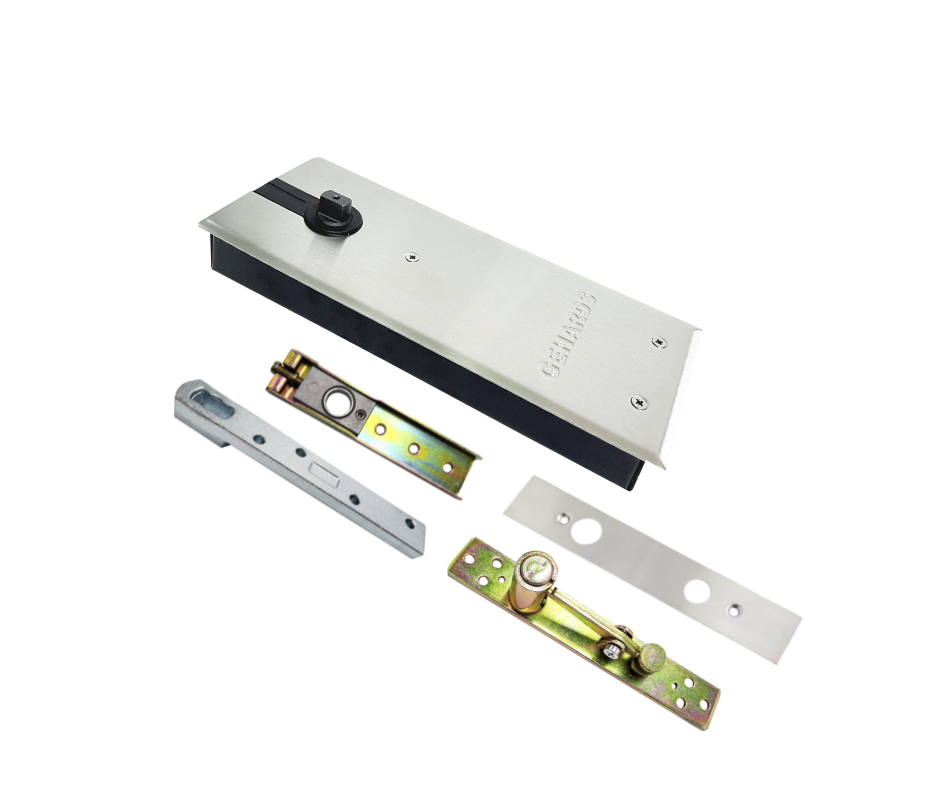 80.300001 (Floor Spring Double Action EN3, Cover Plate SS 304, Size 100 kg PACK@1PC)