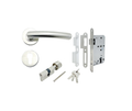 80.510001 (Entrance Lever Handle Set, Stainless Steel Matt, PACK@1SET)