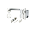 80.510003 (Entrance Lever Handle Set, Stainless Steel Matt, PACK@1SET)
