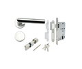 80.510004 (Entrance Lever Handle Set, Stainless Steel Matt, PACK@1SET)