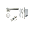 80.520002 (Bathroom Lever Handle Set, Stainless Steel Matt, PACK@1SET)