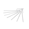 TROUS.HOLDER CHR. 430X430X75MM (805.46.201)