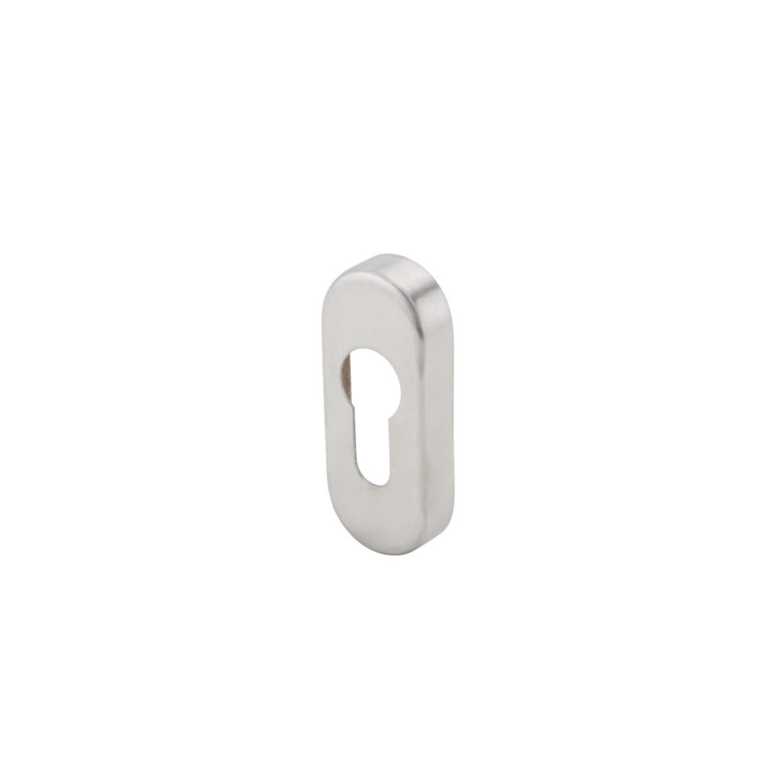 ESCUTCHEON PC ST.ST.MATT 30X68MM (902.52.940)