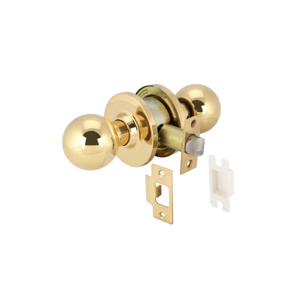 KNOB LOCKSET PASSAGE BR.POL (911.64.255)