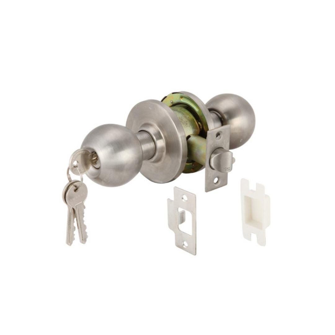 KNOB LOCKSET STOREROOM ST.ST. (911.64.270)