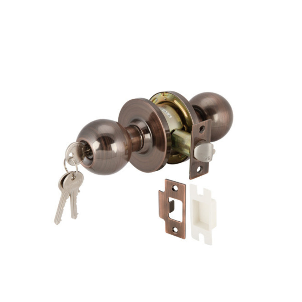 KNOB LOCKSET ENTRANCE ST.ST. (911.64.767, 911.64.768)