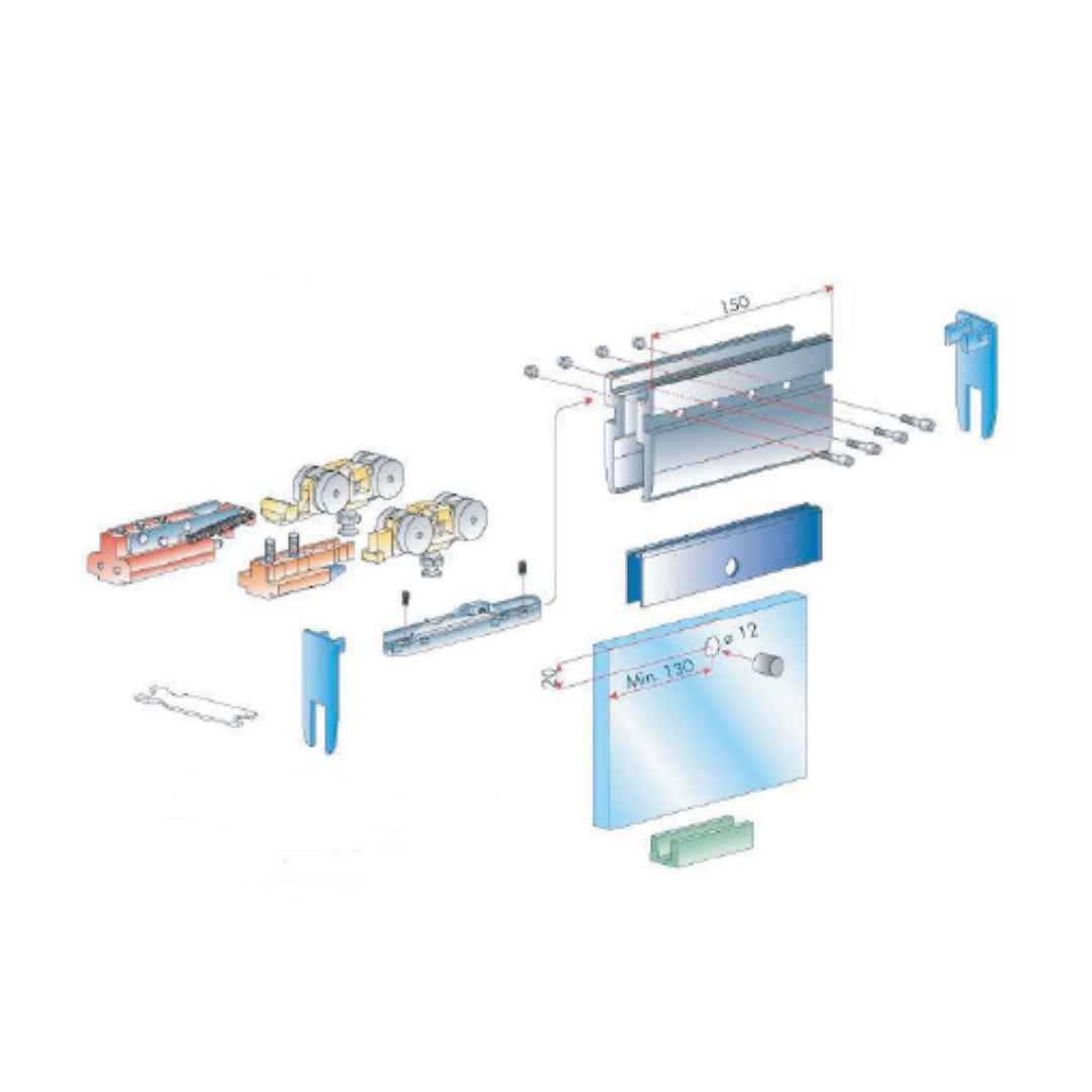 FITTING SET SILENT 100/D (941.02.004)