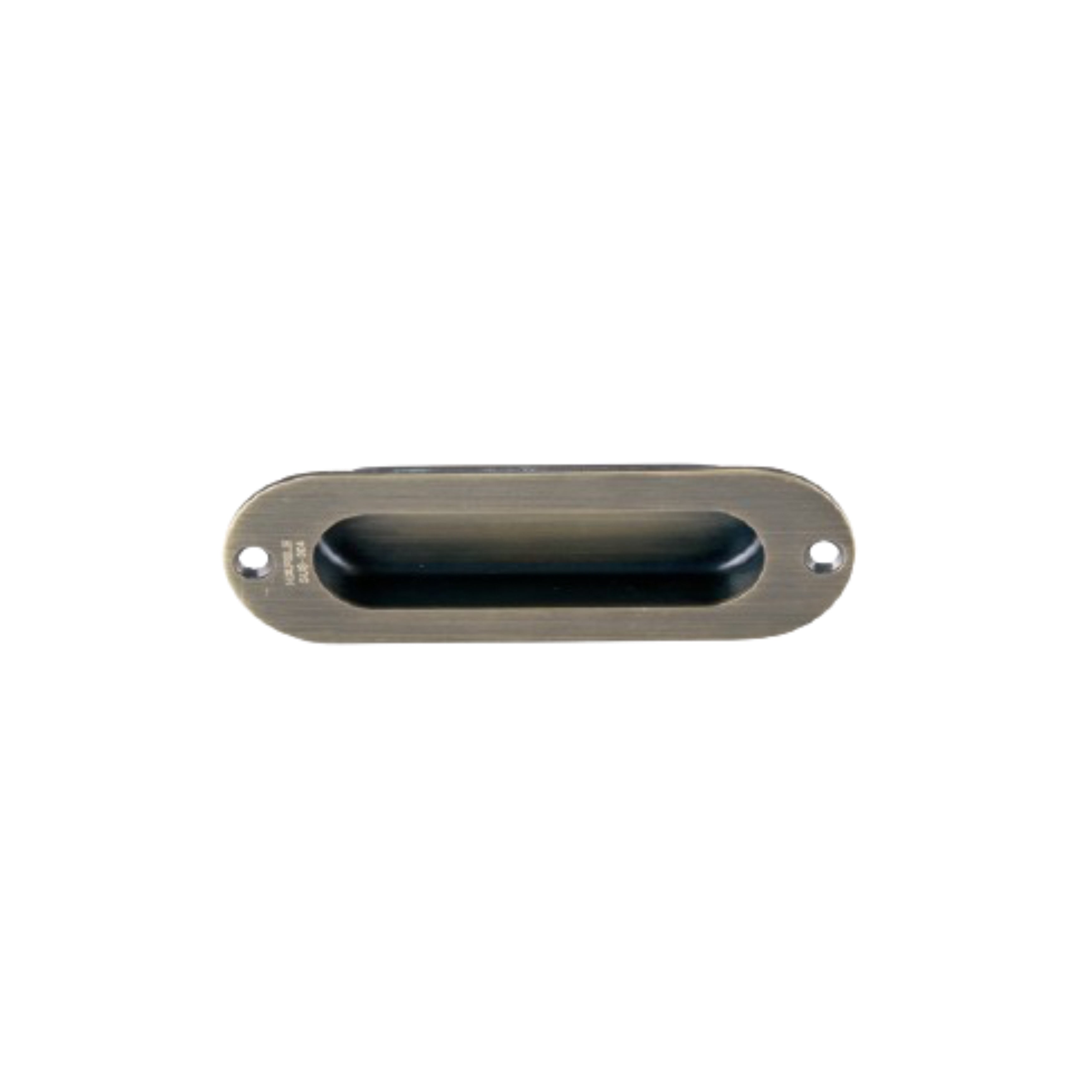 ដៃបង្កប់ពណ៍ក្រម៉ៅ120ម FLUSH HANDLE ST.ST.ANT BRASS (489.72.102)