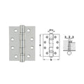 BUTT HINGE S/S 114X102MM (921.17.025)