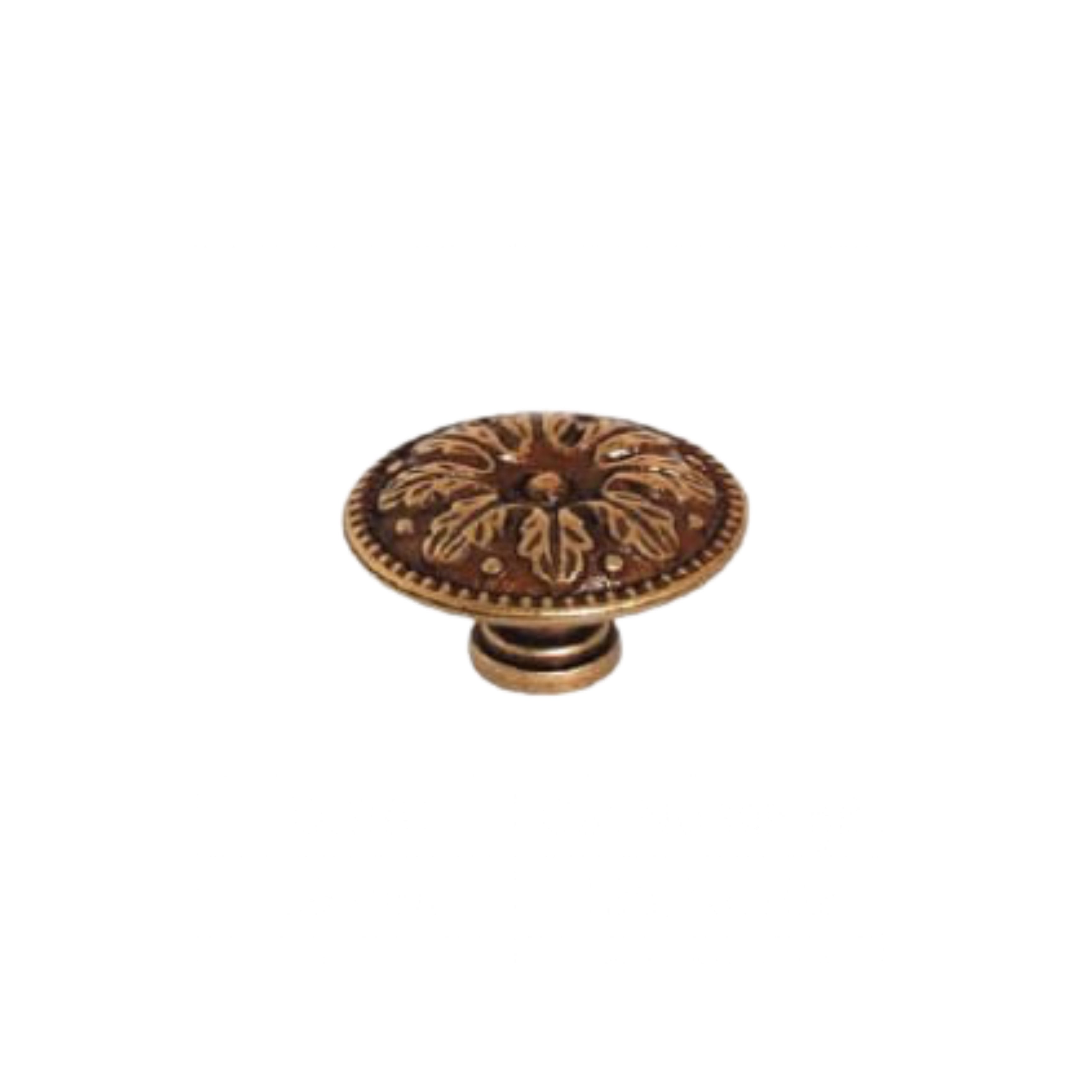 KNOB BRASS BRONZED 26X19MM (125.73.102)
